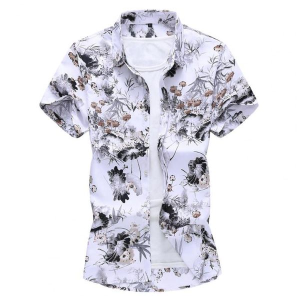 summer men turn down collar printing shirt cotton comfortable buttons casual men's shirts, White;black
summer men turn down collar printing shirt cotton comfortable buttons casual men's shirts, White;black