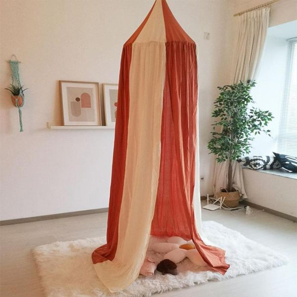 nordic mosquito net children baby bed canopy color block chiffon round hung dome tent room decoration
nordic mosquito net children baby bed canopy color block chiffon round hung dome tent room decoration