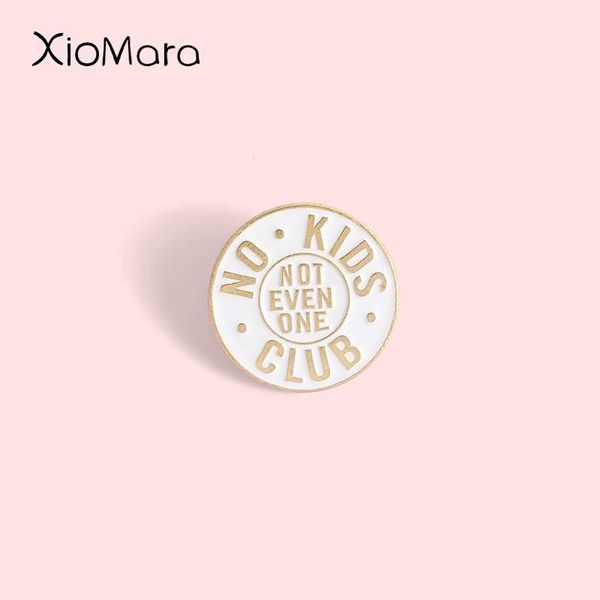 pins, brooches childclub enamel pin funny no kid by choice round badge individuality dink jewelry lapel for friends gifts, Gray
pins, brooches childclub enamel pin funny no kid by choice round badge individuality dink jewelry lapel for friends gifts, Gray