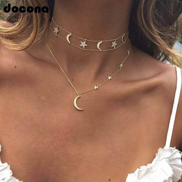 pendant necklaces boho moon necklace for women geometric layered adjustable gold chain chokers jewelry accessories 5604, Silver
pendant necklaces boho moon necklace for women geometric layered adjustable gold chain chokers jewelry accessories 5604, Silver
