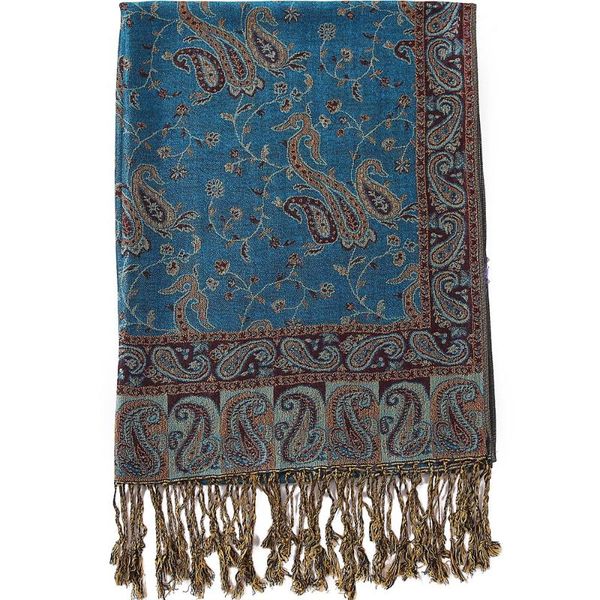 scarves paisley flowers borders pashmina silk scarf shawl wrap blanket reversible comfortable vintage with tassels soft 70x180cm 200g, Blue;gray
scarves paisley flowers borders pashmina silk scarf shawl wrap blanket reversible comfortable vintage with tassels soft 70x180cm 200g, Blue;gray