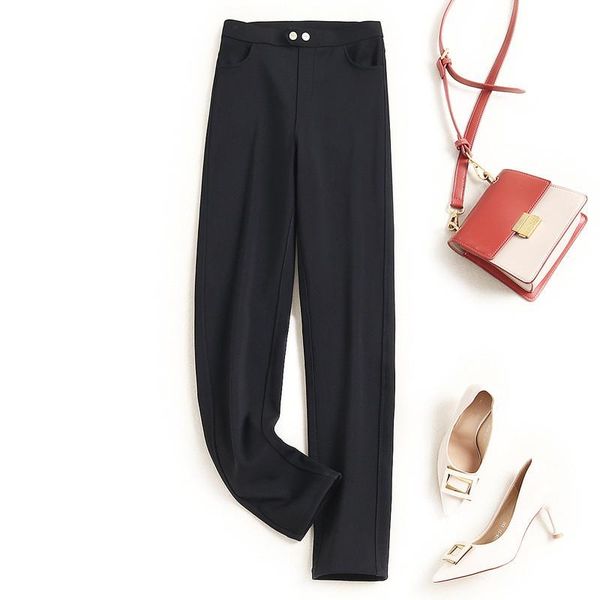 fashion autumn winter women thicken pencil pants plus size female office lady trousers women's & capris, Black;white
fashion autumn winter women thicken pencil pants plus size female office lady trousers women's & capris, Black;white