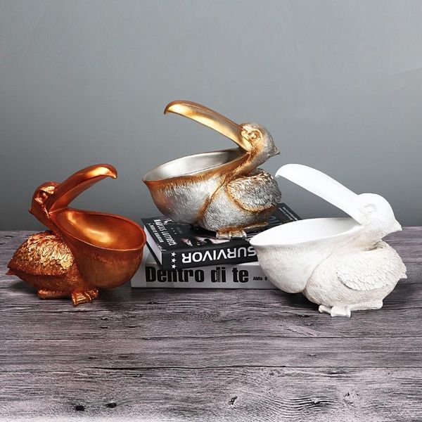 decorative objects & figurines creative european pelican statue holder for key phone home decor storage animal ornament resin art container
decorative objects & figurines creative european pelican statue holder for key phone home decor storage animal ornament resin art container