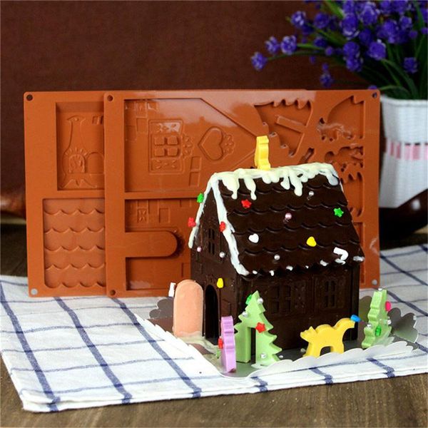 baking & pastry tools creative 3d gingerbread house shape silicone chocolate mold diy mould for cakes silicon fondant
baking & pastry tools creative 3d gingerbread house shape silicone chocolate mold diy mould for cakes silicon fondant