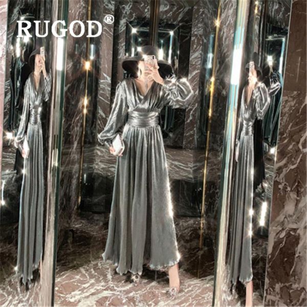 casual dresses rugod office ladies party long dress v neck lantern sleeve a line maxi women vestidos 2021 elegant auturm, Black;gray
casual dresses rugod office ladies party long dress v neck lantern sleeve a line maxi women vestidos 2021 elegant auturm, Black;gray