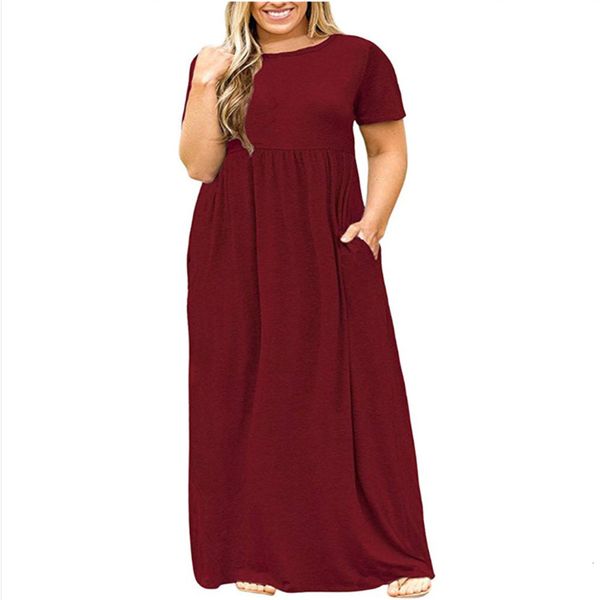 spring and autumn solid color round neck dress long skirt large women's, Black;gray
spring and autumn solid color round neck dress long skirt large women's, Black;gray