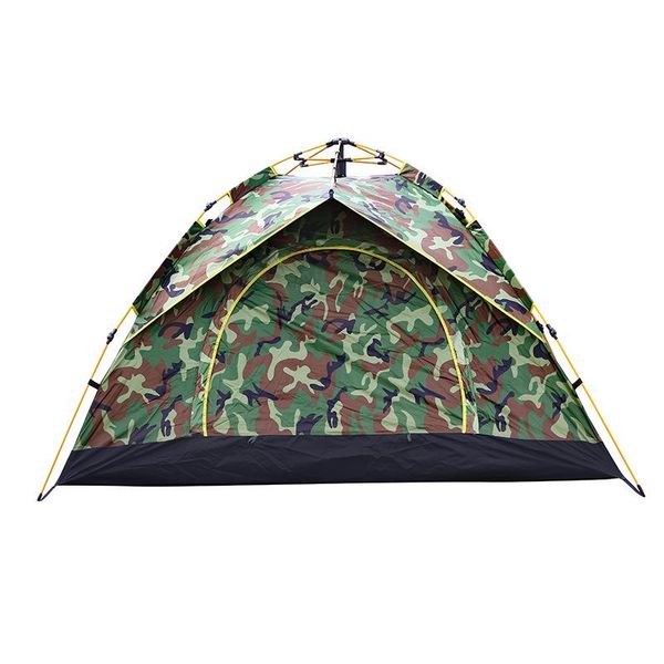 tents and shelters automatic outdoor three to four people thickening rainproof camping camouflage 190t silver tape tent
tents and shelters automatic outdoor three to four people thickening rainproof camping camouflage 190t silver tape tent