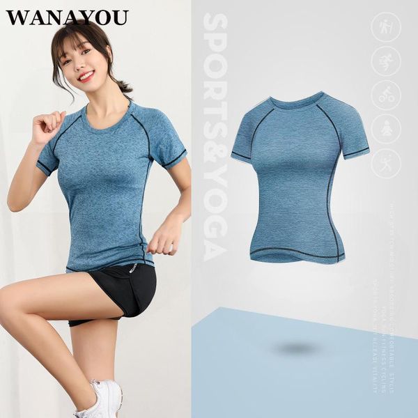 running jerseys wanayou women quick drying shirt,breathable round neck outdoor sports exercises yoga t-shirts,slim fitness short sleeve, Black;blue
running jerseys wanayou women quick drying shirt,breathable round neck outdoor sports exercises yoga t-shirts,slim fitness short sleeve, Black;blue