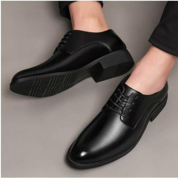 dress shoes mazefeng fashion 2021 spring autumn men business male leather solid color work slip-on pointed toe, Black
dress shoes mazefeng fashion 2021 spring autumn men business male leather solid color work slip-on pointed toe, Black