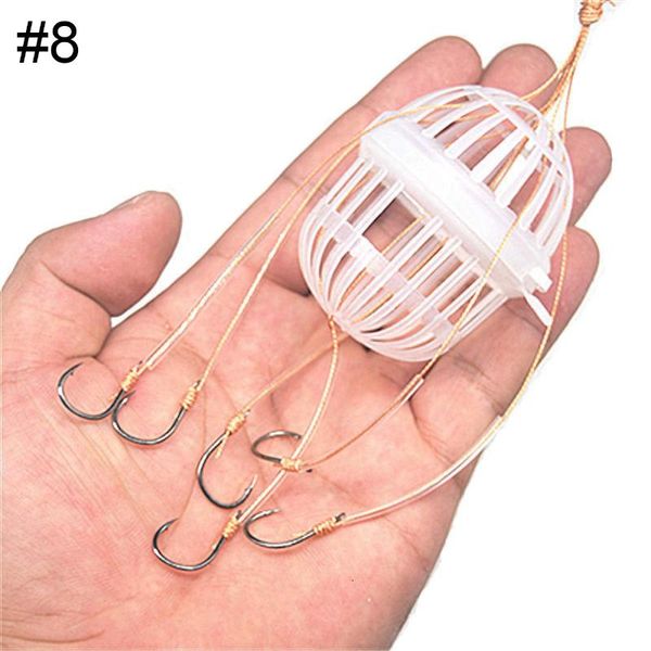 fishing hooks 5pcs lure bait trap cage sea box with six strong carbon steel carp spherical tackle tools
fishing hooks 5pcs lure bait trap cage sea box with six strong carbon steel carp spherical tackle tools