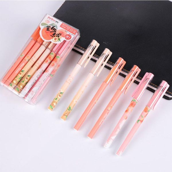 2pcs kawaii fruit gel pens cute peach black signing pen 0.5mm quick dry ink school office stationery supplies for kids gifts
2pcs kawaii fruit gel pens cute peach black signing pen 0.5mm quick dry ink school office stationery supplies for kids gifts