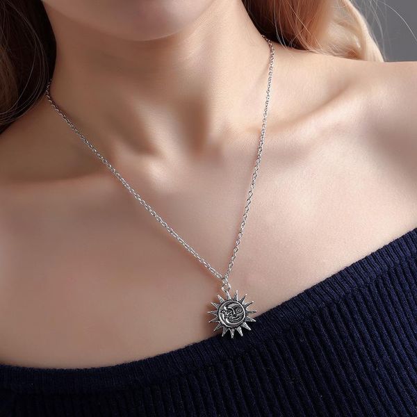 pendant necklaces retro moon and sun necklace for women gold silver color clavicle chain short female 2021 fashion jewelry
pendant necklaces retro moon and sun necklace for women gold silver color clavicle chain short female 2021 fashion jewelry