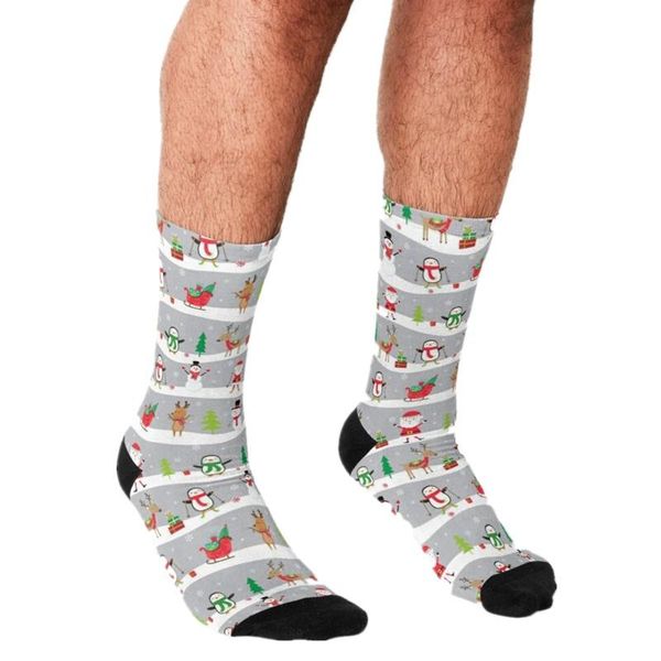 men's socks funny christmas snowmen reindeer pattern printed hip hop men happy cute boys street style crazy for, Black
men's socks funny christmas snowmen reindeer pattern printed hip hop men happy cute boys street style crazy for, Black