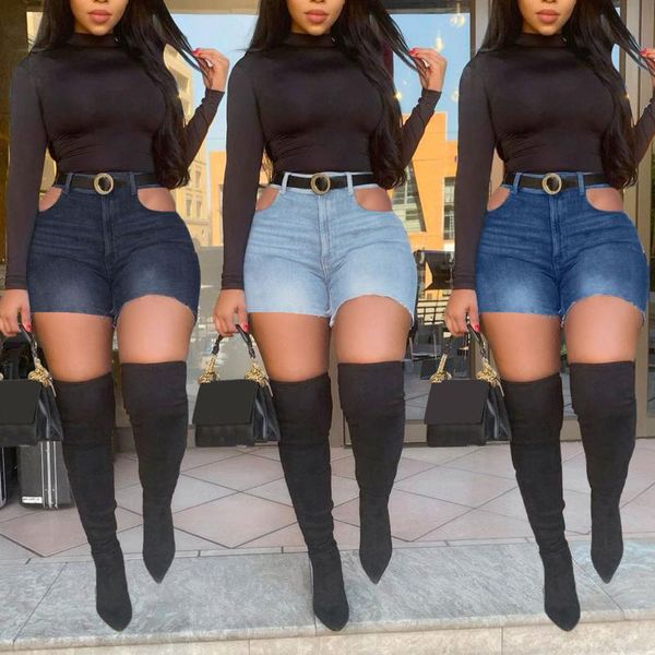 women's shorts fashion ripped frayed hole denim summer women high waist jeans, White;black
women's shorts fashion ripped frayed hole denim summer women high waist jeans, White;black
