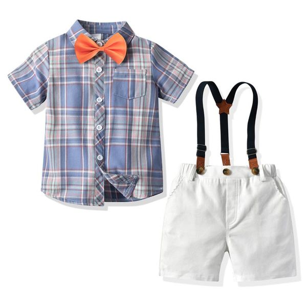 clothing sets gentleman boys suits for birthday children baby plaid shirt and shorts set formal costumes, White
clothing sets gentleman boys suits for birthday children baby plaid shirt and shorts set formal costumes, White