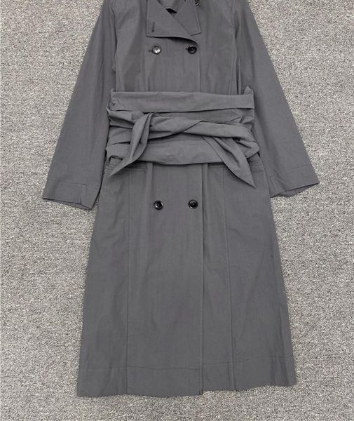 women trench double breasted solid color simple loose ladies mid-length windbreaker autumn winter women's coats, Tan;black
women trench double breasted solid color simple loose ladies mid-length windbreaker autumn winter women's coats, Tan;black