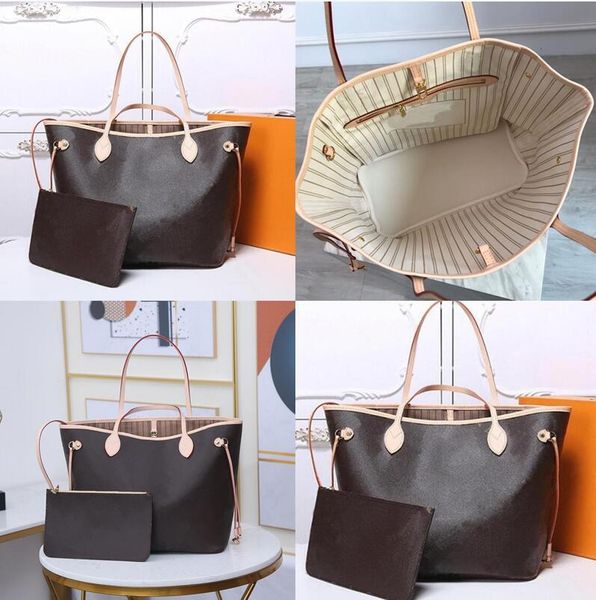 handbag luxurys bags designer tote bag branded crossbody women women genuine pure lady coin pure 2pcs m40156aa