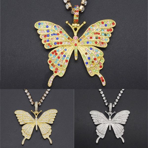 fashion butterfly chain iced out cuban link necklace womens hip hop jewelry jewellery pendant necklaces, Silver
fashion butterfly chain iced out cuban link necklace womens hip hop jewelry jewellery pendant necklaces, Silver