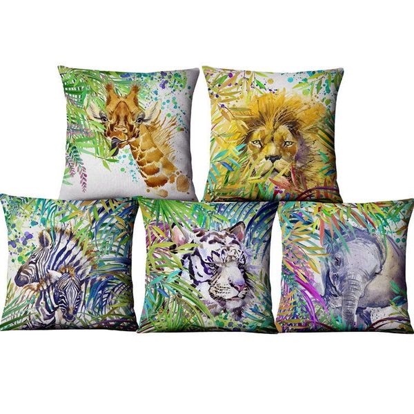 animals watercolor art painting fine horse eagle tig bear lion koala elephant giraffe bird cushion cover sofa throw pillow case cushion/deco
animals watercolor art painting fine horse eagle tig bear lion koala elephant giraffe bird cushion cover sofa throw pillow case cushion/deco