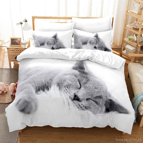bedding sets lovely pet cat 3d print set king size animal sleeping duvet cover quilt with pillowcase bedclothes
bedding sets lovely pet cat 3d print set king size animal sleeping duvet cover quilt with pillowcase bedclothes