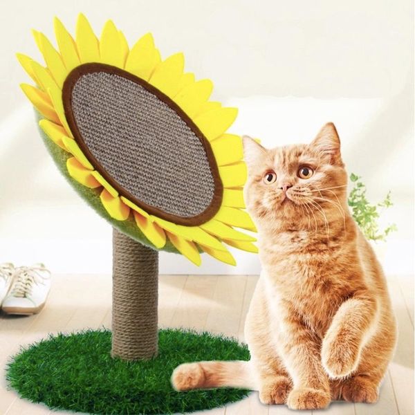 cat toys sisal frame solid wood climbing homemade material sunflower flower kitten scratch board pet supplies
cat toys sisal frame solid wood climbing homemade material sunflower flower kitten scratch board pet supplies