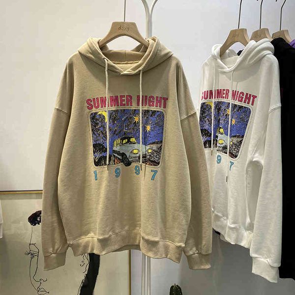 hoodies early autumn korean edition foreign style old print hoodie women's pullover long sleeve loose bf lazy jacket fashion, Black
hoodies early autumn korean edition foreign style old print hoodie women's pullover long sleeve loose bf lazy jacket fashion, Black