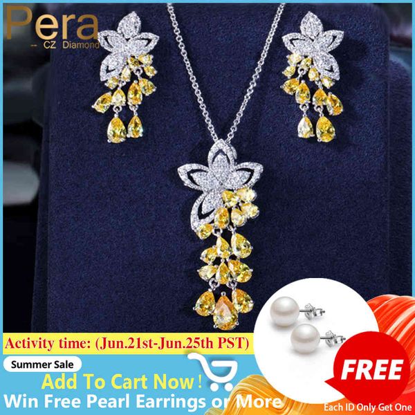 jewelry sets pera trendy aaa+ water cut drop necklace and earrings yellow crystal stone fashion women party silver color j074, Black
jewelry sets pera trendy aaa+ water cut drop necklace and earrings yellow crystal stone fashion women party silver color j074, Black