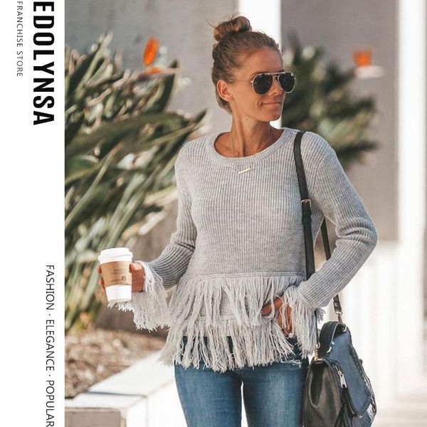 women's sweaters fashion fringe knit sweater loose pullover knitted street winter women clothing 2021 pullovers y17, White;black
women's sweaters fashion fringe knit sweater loose pullover knitted street winter women clothing 2021 pullovers y17, White;black