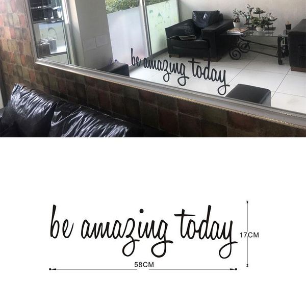 be amazing today quote waterproof wall stickers for toilet bathroom mirror decor art decals home decoration accessories
be amazing today quote waterproof wall stickers for toilet bathroom mirror decor art decals home decoration accessories