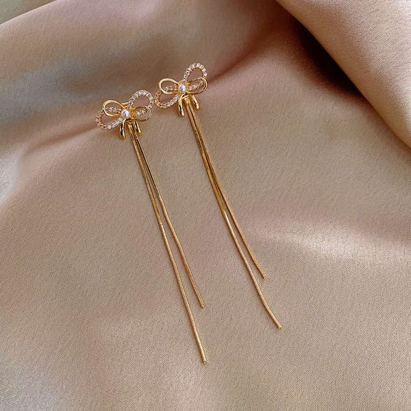 simple bowknot net red temperament women's new fashion in 2021 925 silver needle pearl korean earrings, Black
simple bowknot net red temperament women's new fashion in 2021 925 silver needle pearl korean earrings, Black