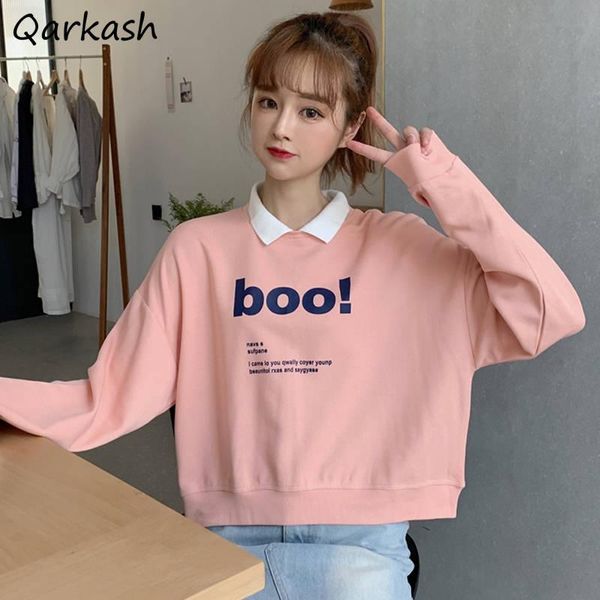 women's hoodies & sweatshirts women letter simple long sleeves elegant preppy student autumn loose chic soft all match korean style fit, Black
women's hoodies & sweatshirts women letter simple long sleeves elegant preppy student autumn loose chic soft all match korean style fit, Black
