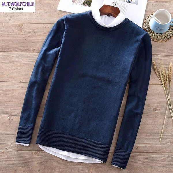 100% cotton fashion 2021 autumn mens long sleeve o-neck knitted sweaters casual solid color clothing men's, White;black
100% cotton fashion 2021 autumn mens long sleeve o-neck knitted sweaters casual solid color clothing men's, White;black