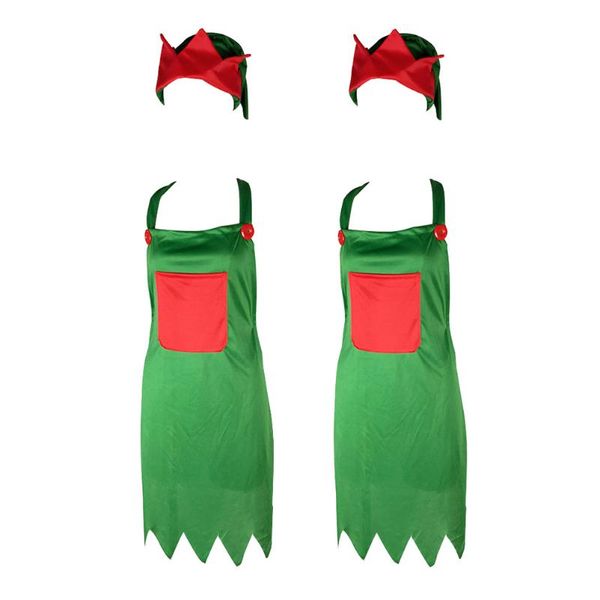 sets creative elf shaped aprons and hats chrismas party cooking apron funny sleeveless serving festival supplies
sets creative elf shaped aprons and hats chrismas party cooking apron funny sleeveless serving festival supplies