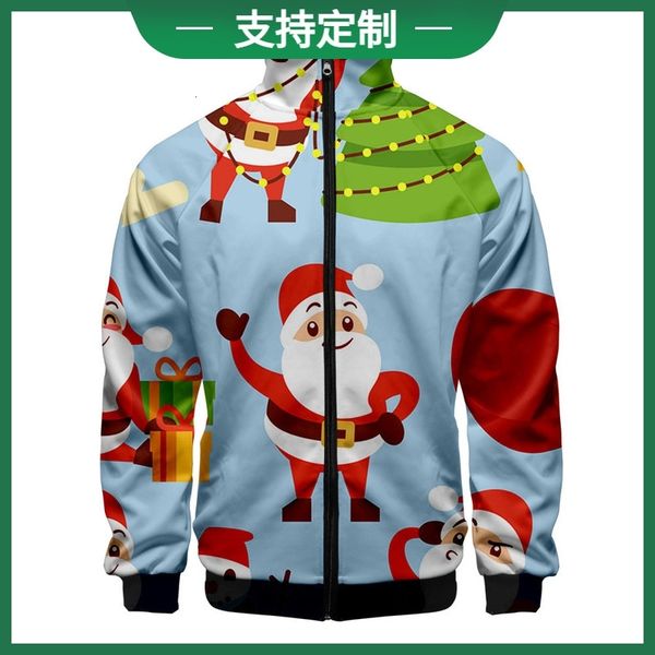 2020 new 3d digital printing men's stand collar zipper fashion cardigan sweater, Black
2020 new 3d digital printing men's stand collar zipper fashion cardigan sweater, Black