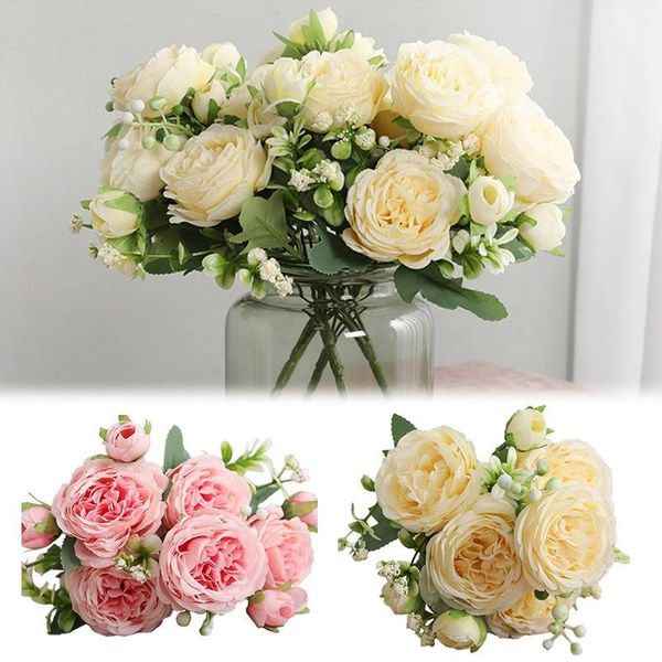 artificial rose flower lifelike simulation 5-branch faux silk with stem pography props wedding decor accessories decorative flowers & wreath
artificial rose flower lifelike simulation 5-branch faux silk with stem pography props wedding decor accessories decorative flowers & wreath