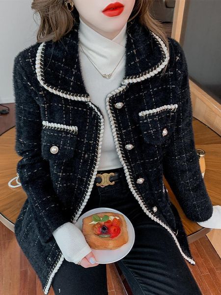 women's jackets very fairy sweater lazy style coat female autumn winter 2021 long sleeved cardigan korean gentle, Black;brown
women's jackets very fairy sweater lazy style coat female autumn winter 2021 long sleeved cardigan korean gentle, Black;brown