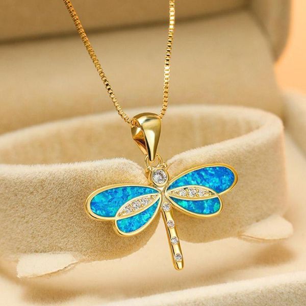pendant necklaces vintage fashion dragonfly opal necklace for women retro female engagement wedding dangle charm jewelry gif c6r9, Silver
pendant necklaces vintage fashion dragonfly opal necklace for women retro female engagement wedding dangle charm jewelry gif c6r9, Silver