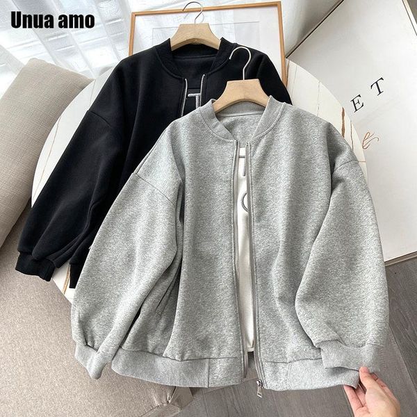 women's jackets unua amo 2021 autumn casual zipper jacket women loose all-match sports style baseball uniform female embroidery, Black;brown
women's jackets unua amo 2021 autumn casual zipper jacket women loose all-match sports style baseball uniform female embroidery, Black;brown