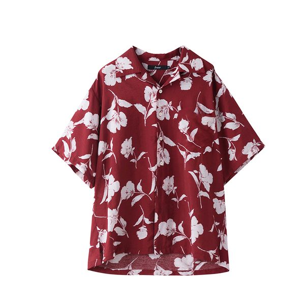 hawaii women red white turn down collar button short sleeve print loose shirt blouse floral flower b0086 210514
hawaii women red white turn down collar button short sleeve print loose shirt blouse floral flower b0086 210514