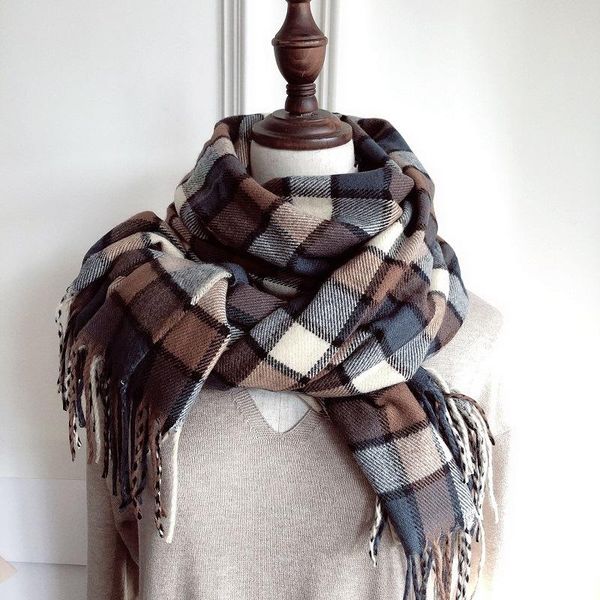 scarves phle fashion plaid color matching scarf women's autumn and winter warmth long dual-use shawl, Blue;gray
scarves phle fashion plaid color matching scarf women's autumn and winter warmth long dual-use shawl, Blue;gray