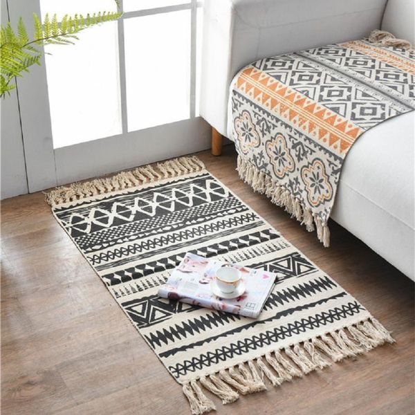 nordic style tassel linen cotton floor mat home doormat for living room bedroom kitchen bohemian knitted entrance door carpets
nordic style tassel linen cotton floor mat home doormat for living room bedroom kitchen bohemian knitted entrance door carpets