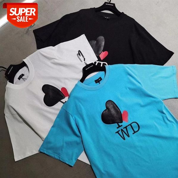 a batch of black overlapping red love round neck pullover for men and women with short sleeves #v81o, White;black
a batch of black overlapping red love round neck pullover for men and women with short sleeves #v81o, White;black