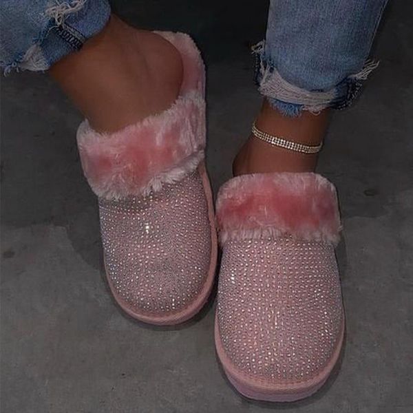 winter bling faux fur home slippers women warm girls house shoes crystal indoor bedroom non-slip soft zapatilla mujer, Black
winter bling faux fur home slippers women warm girls house shoes crystal indoor bedroom non-slip soft zapatilla mujer, Black