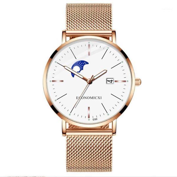 fashion simple stainless steel with luminous small dial men's quartz watch men erkek kol saati montre homme wholesale #m17 wristwatches, Slivery;brown
fashion simple stainless steel with luminous small dial men's quartz watch men erkek kol saati montre homme wholesale #m17 wristwatches, Slivery;brown