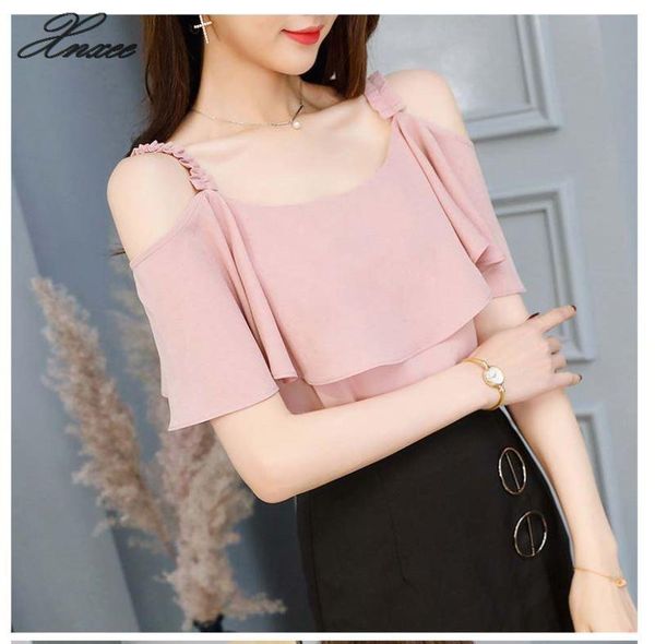 summer women blouse off shoulder vintage woman shirts short clothes female women's blouses &, White
summer women blouse off shoulder vintage woman shirts short clothes female women's blouses &, White