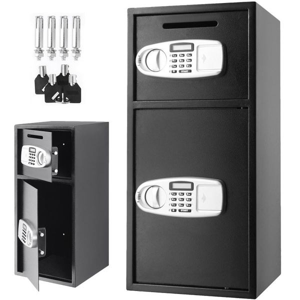 other door hardware double security safe box steel strong with digital lock for money gun jewelry black
other door hardware double security safe box steel strong with digital lock for money gun jewelry black