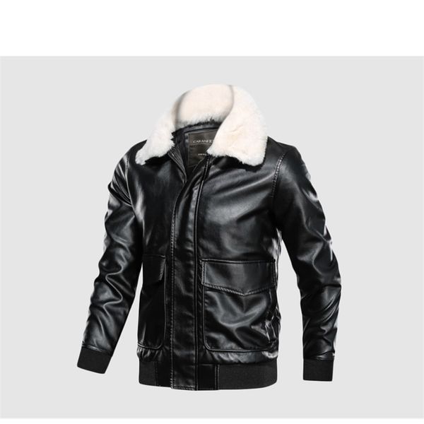 mens leather jackets winter autumn casual motorcycle pu jacket warm coats fashion slim outwear male 211126, Black;brown
mens leather jackets winter autumn casual motorcycle pu jacket warm coats fashion slim outwear male 211126, Black;brown
