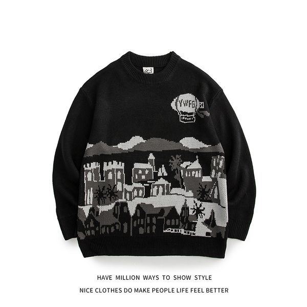 men's sweaters casual wear, men's and women's autumn winter home printing, hip-hop sweaters, lovers' casual novelty, White;black
men's sweaters casual wear, men's and women's autumn winter home printing, hip-hop sweaters, lovers' casual novelty, White;black