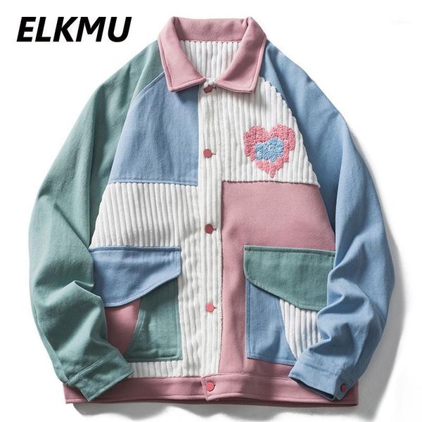 men's jackets elkmu color block patchwork jacket hip hop streetwear coats oversized men fashion embroidery cargo autumn hm351, Black;brown
men's jackets elkmu color block patchwork jacket hip hop streetwear coats oversized men fashion embroidery cargo autumn hm351, Black;brown