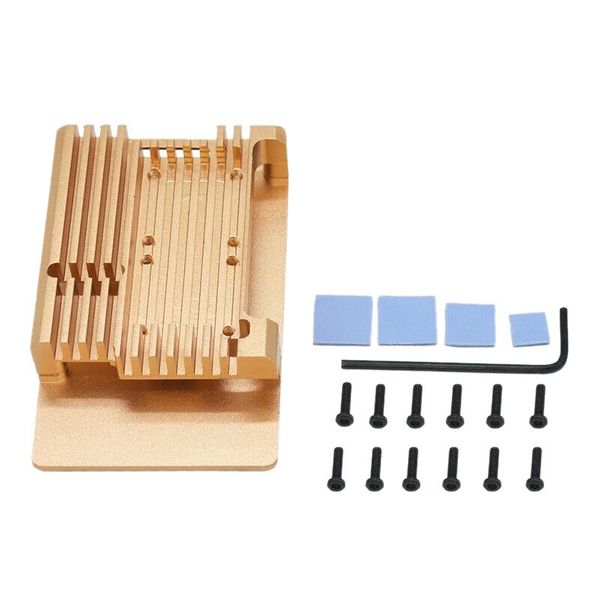 lapcooling pads protective case shell enclosure heat sinks aluminum alloy for raspberry pi4 b
lapcooling pads protective case shell enclosure heat sinks aluminum alloy for raspberry pi4 b